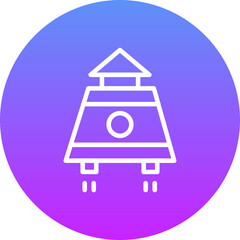 Wall Mural - Space Capsule Icon