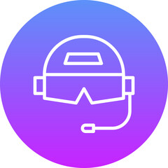 Poster - Pilot Helmet Icon