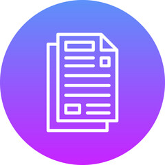 Sticker - Paper Icon