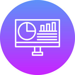 Sticker - Monitoring Icon