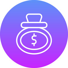 Sticker - Money Bag Icon