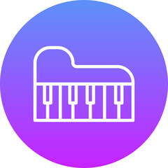 Sticker - Piano Icon