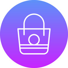 Sticker - Beach Bag Icon