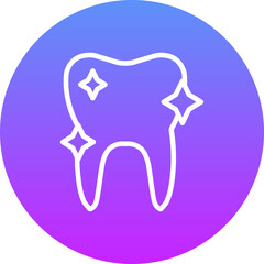 Sticker - Clean Tooth Icon