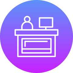 Sticker - Desk Icon