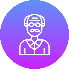 Sticker - Grandfather Icon