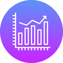 Sticker - Growth Diagram Icon