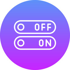 Wall Mural - On Off Switch Icon