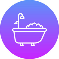 Poster - Bathtub Icon