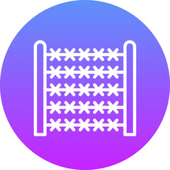 Sticker - Fence Wire Icon