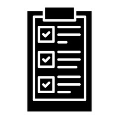 Poster - Checklist Icon of Chemistry iconset.