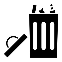 Canvas Print - Waste Icon of Smart City iconset.