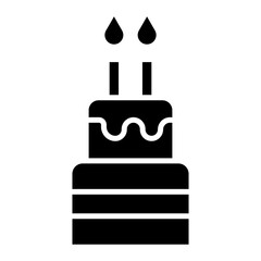 Poster - Birthday Icon of Party and Celebration iconset.