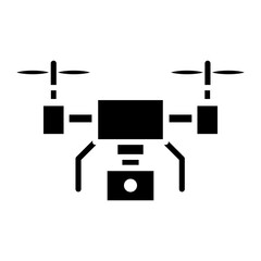 Canvas Print - Camera Drone Icon of Space Technology iconset.