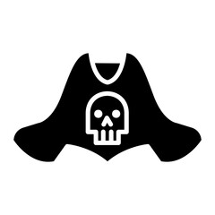 Wall Mural - Pirate Cap Icon of Pirate iconset.