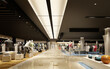 3d render of cloth store interior