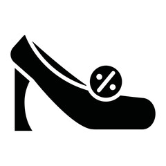 Poster - Heel Sale Icon of Shopping Friday iconset.