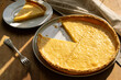 © Tetiana - White dish with a delicious lemon pie on a wooden background