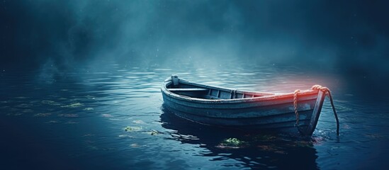 Wall Mural - boat safety water source.
