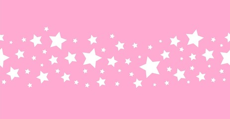 Striped pattern with a star. Pink texture Seamless  stripes. Fabric for wrapping wallpaper. Textile sample. Abstract geometric background. bright pink simple design. barbie style