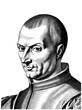 Portrait of Machiavelli, generative AI