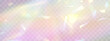 Blurred rainbow refraction overlay effect. Light lens prism effect on transparent background. Holographic reflection, crystal flare leak shadow overlay. Vector abstract illustration.  