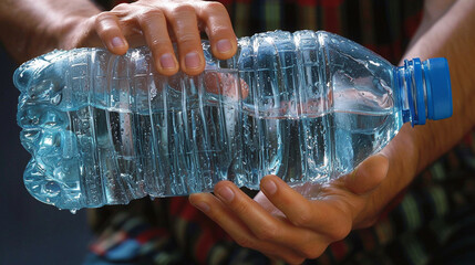 Poster - hand holding a glass of water