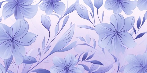  Periwinkle pastel template of flower designs with leaves and petals