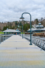 Canvas Print - Gray Coulon Park Pier 5