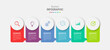 Modern infographic design icons 6 options or steps