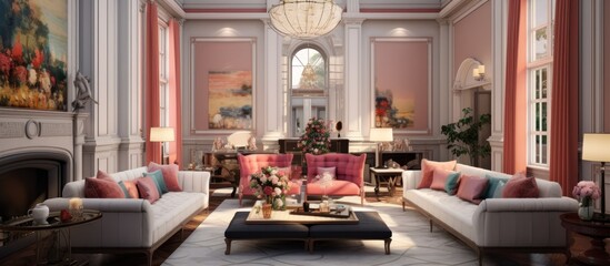 Wall Mural - sitting room's interior design