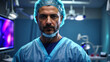 A surgeon in an operating room