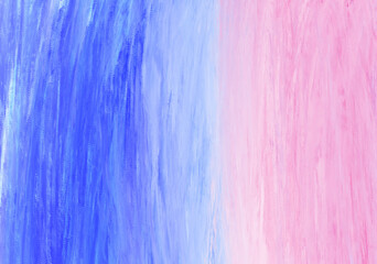 Wall Mural - blue to pink oil painting backdrop backgroudn baby blue baby pink