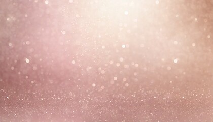 Wall Mural - rosegold glitter abstract backgrounf of glitter bokeh with light glitter and diamond dust subtle tonal variations