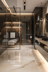 Wall Mural - Modern bathroom interior