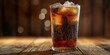 sweet carbonated drink with ice Generative AI