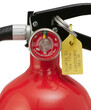 fire extinguisher isolated from background