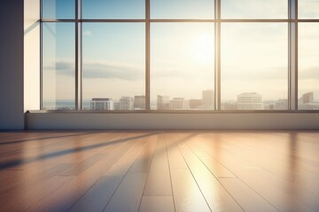 Canvas Print - interior of modern building