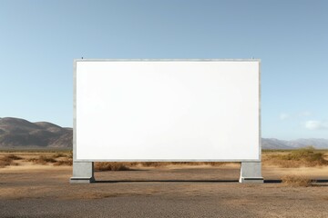 Sticker - blank billboard on highway