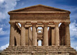 The famous Temple of Concordia in the Valley of Temples near Agrigento, Sicily. Italy