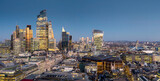 Fototapeta Londyn - UK, England, London, City skyline 2024 from St Pauls dusk