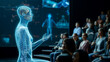 © Emiliia - Interactive training with interns studying a human hologram