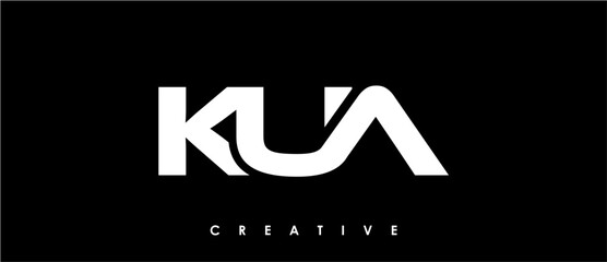 KUA Letter Initial Logo Design Template Vector Illustration