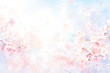 © ヨーグル - 桜の水彩画　ふわふわ優しい手描き風イラスト