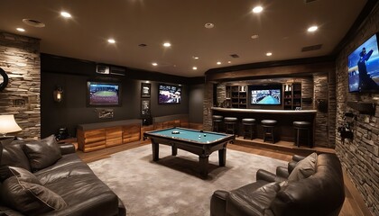 pool room interior