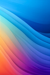 Wall Mural - Colorful Gradient Wavy Abstract Background	