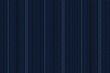 © nirin - Abstract geometric seamless with vertical diamond shape line pattern, like n dark blue on indigo blue background, vector illustration. For masculine shirt lady dress textile cover wallpaper print