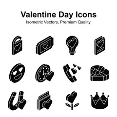 Canvas Print - Get your hold on this creatively crafted valentines day vectors set, up for premium use