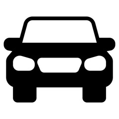 Wall Mural - Car front icon