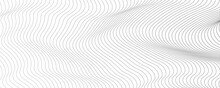 Halftone Monochrome Background With Flowing Dots